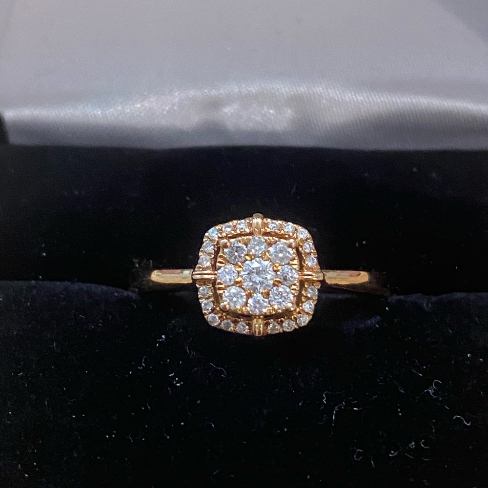 Kay Jewelers Rose Gold Diamond Ring size 7